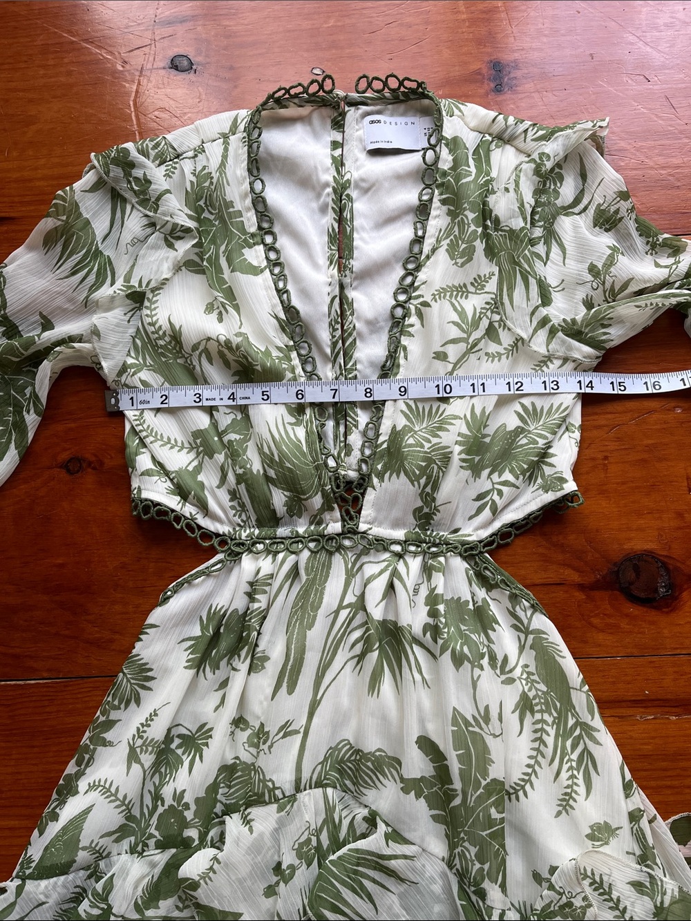 ASOS Ruffle Mini Dress - Picture 6 of 9